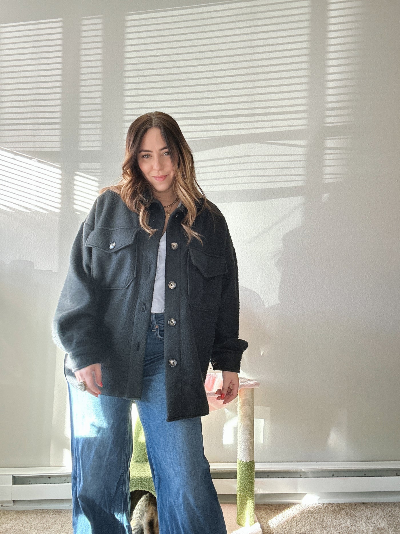 Cozy Button Down Jacket