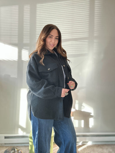 Cozy Button Down Jacket