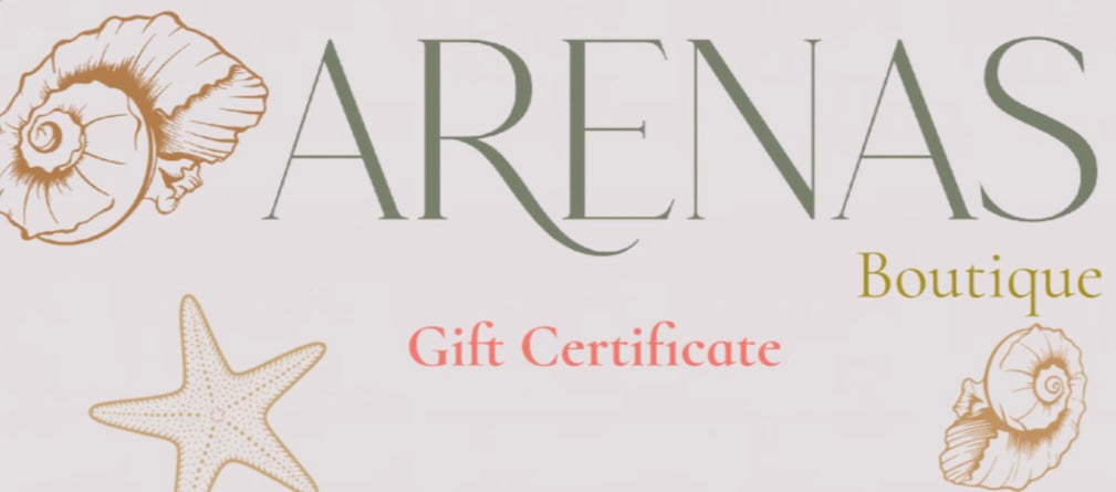 Arenas Gift Certificate