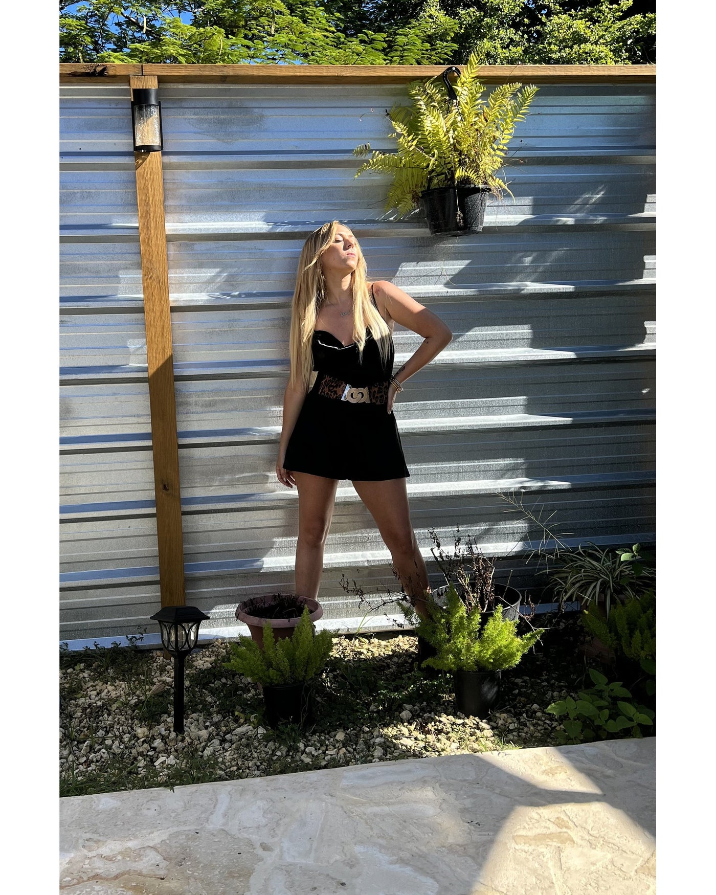 Black Gala Romper