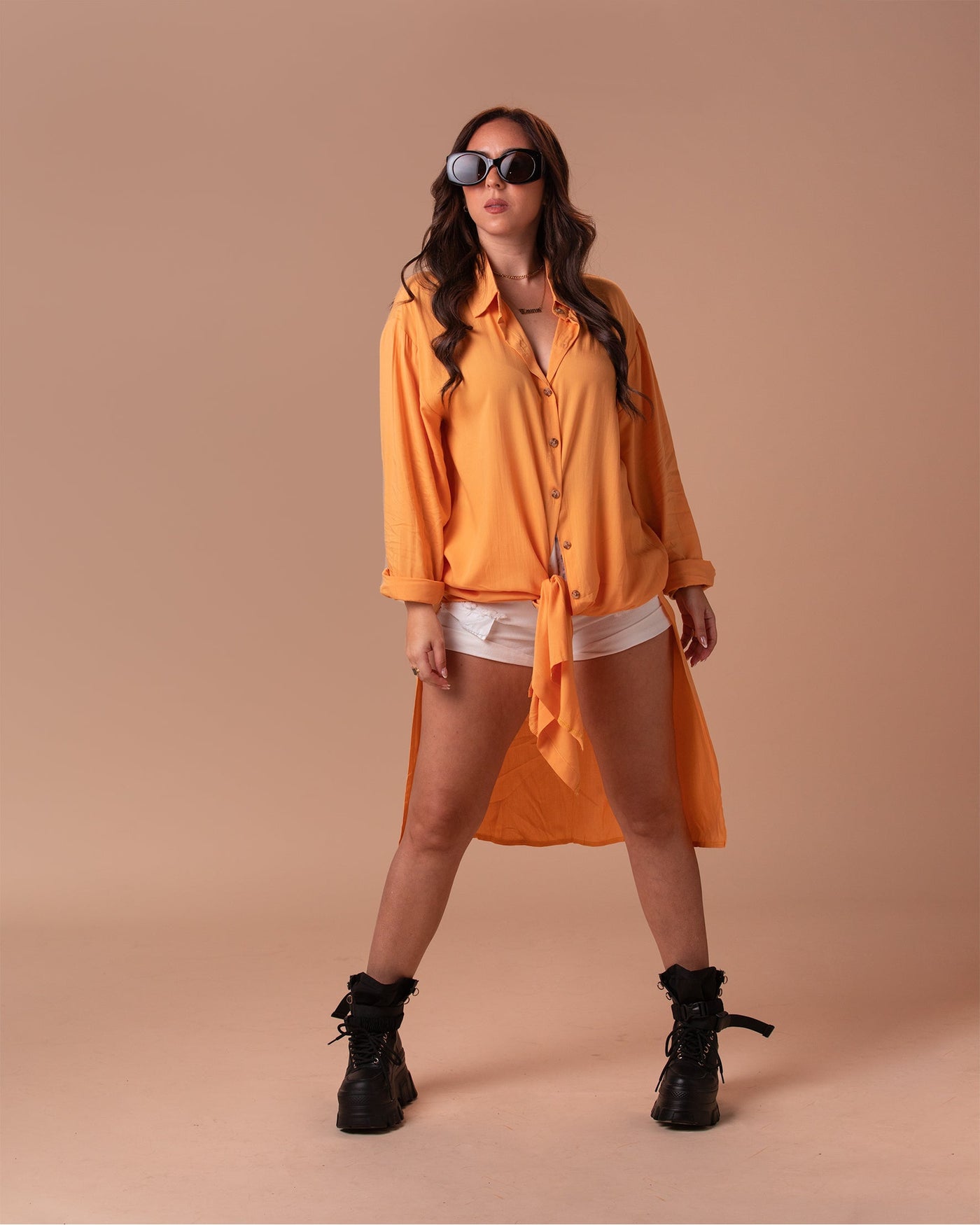 Valencia Oversized Shirt Dress
