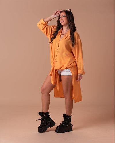Valencia Oversized Shirt Dress