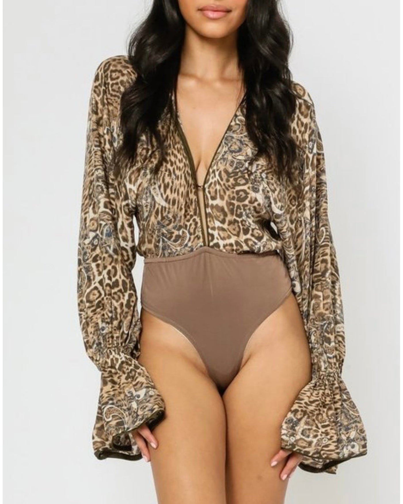 Viviana Leopard Bodysuit