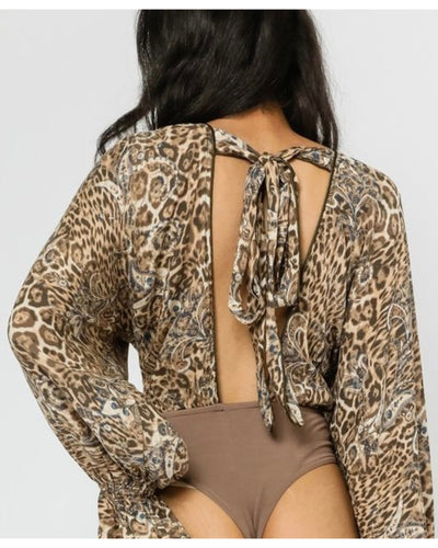 Viviana Leopard Bodysuit